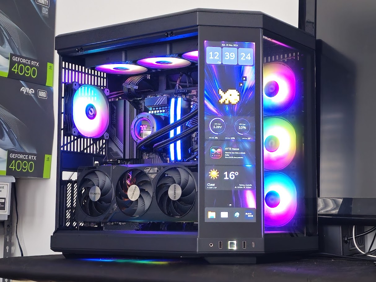 Adams Black Y70 PC (i7 14700KF + RTX 4090) - Lakes Custom Computers