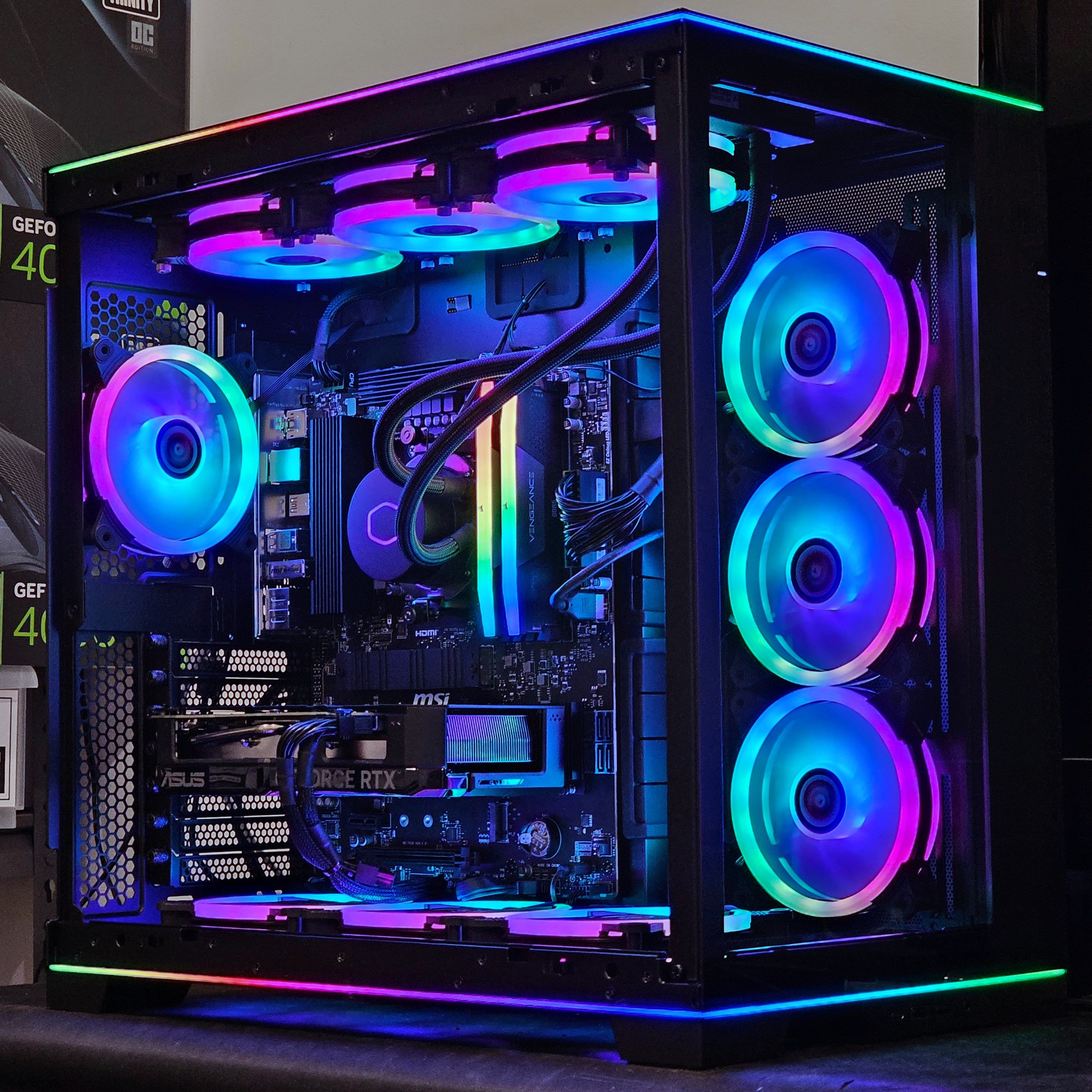 Cam's RGB Lian Li 40 Series PC (Ryzen 7 7700X + RTX 4060) - Lakes Custom Computers