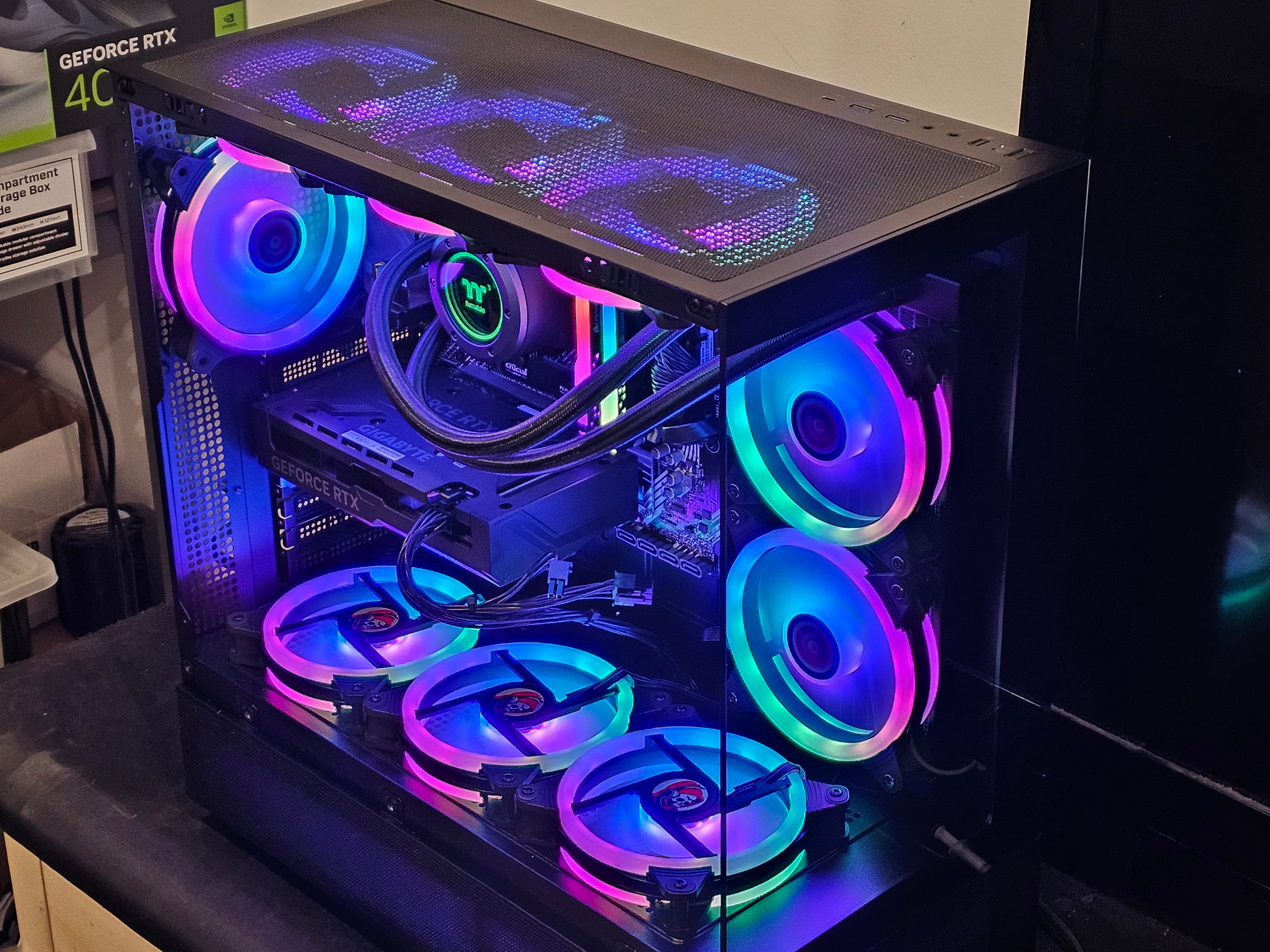 LCC Design Budget Gaming PC on Steriods (Ryzen 7 5700X + RTX 4060Ti) - Lakes Custom Computers