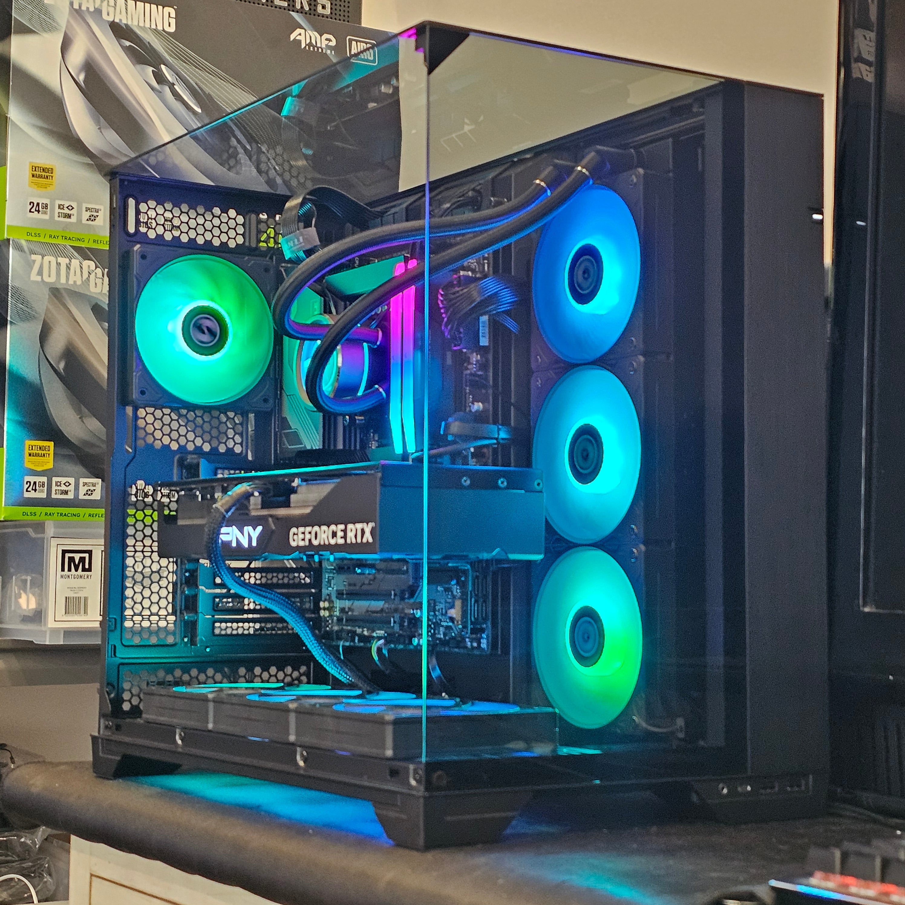 Bailey's RGB Lian Li Vision PC (i9 14900KF + RTX 4080) Lakes Custom Computers