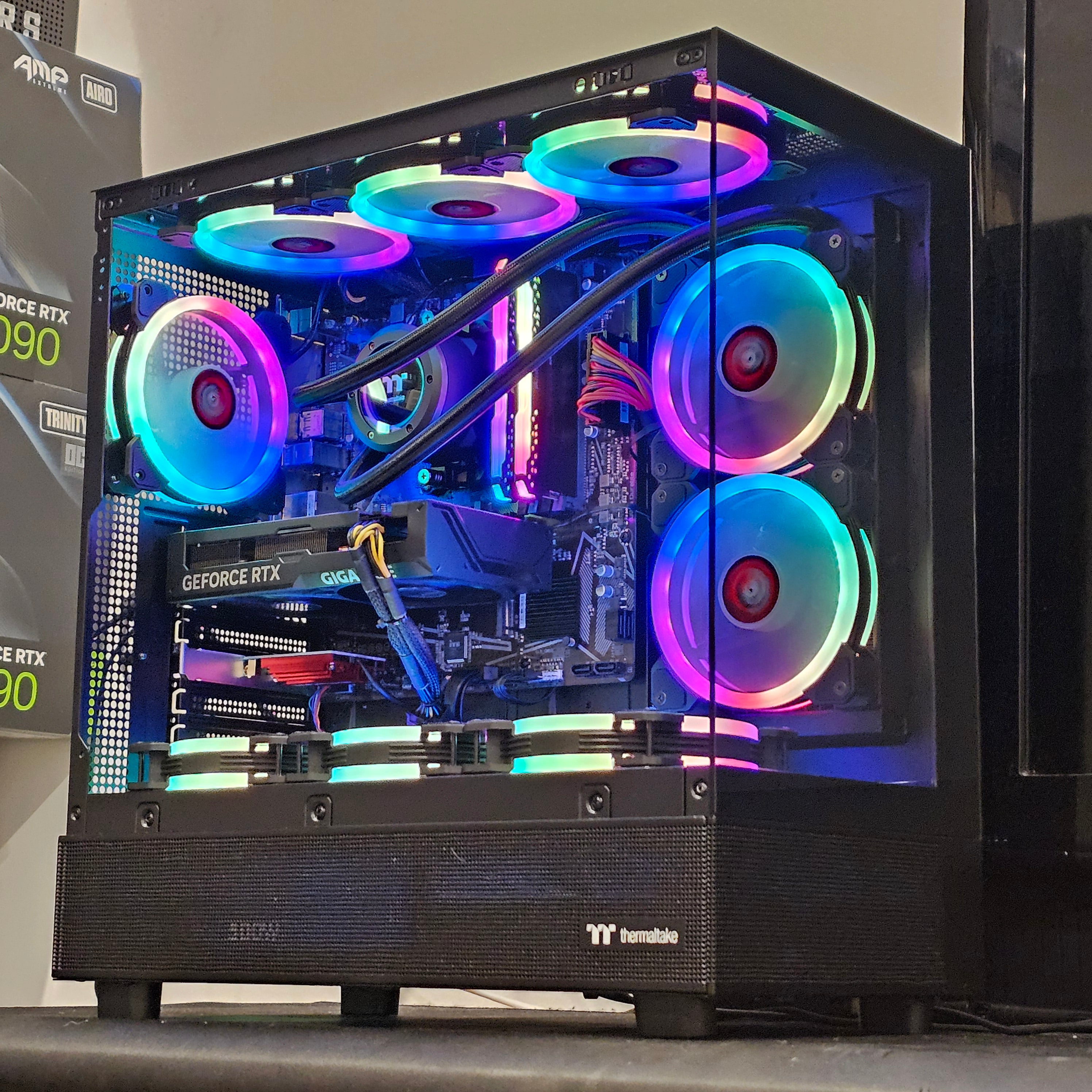 LCC Design Budget Gaming PC on Steriods (Ryzen 7 5700X + RTX 4060Ti) Lakes Custom Computers