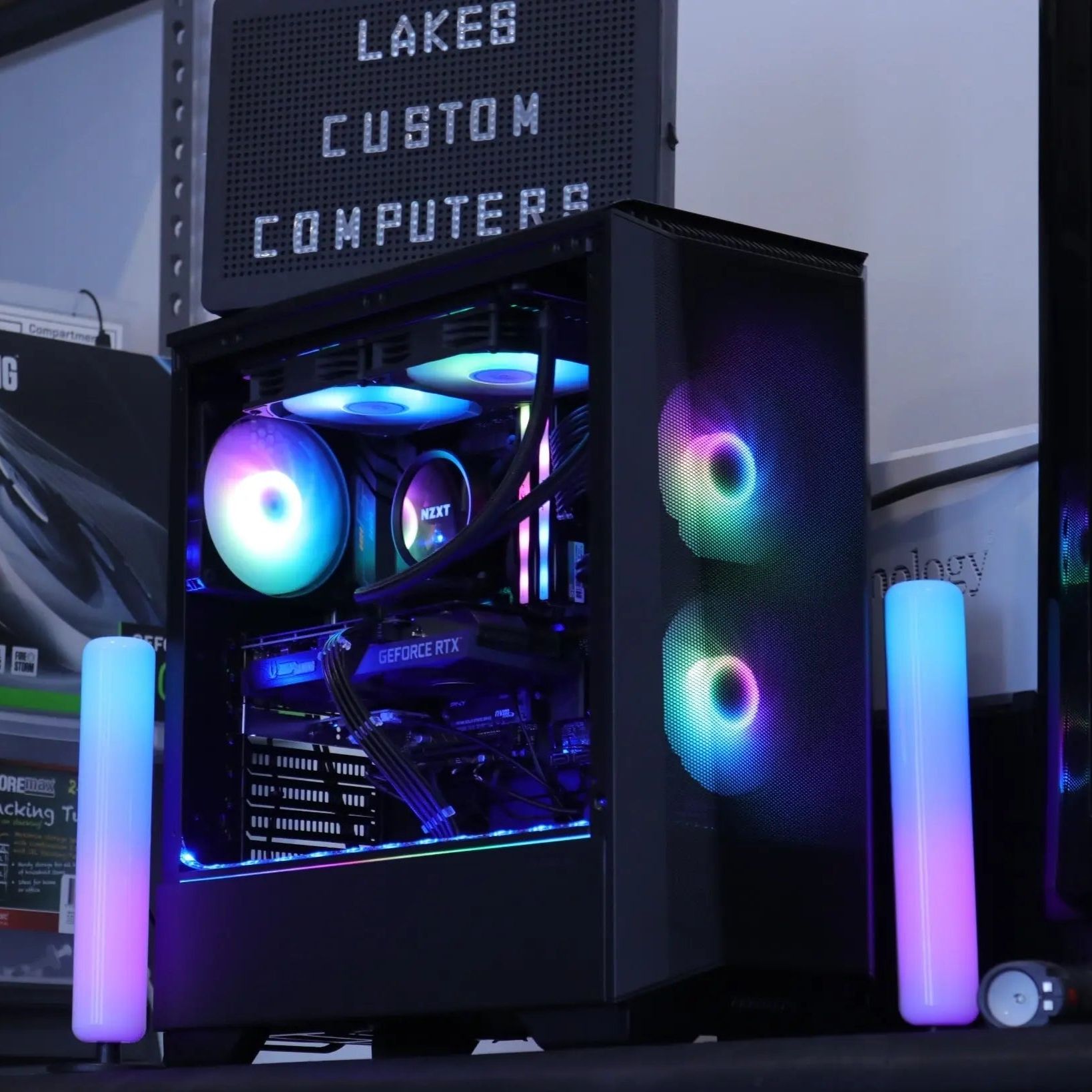 Bianca's Phanteks Intel Rig (i5 12400F + RTX 3060Ti) Lakes Custom Computers