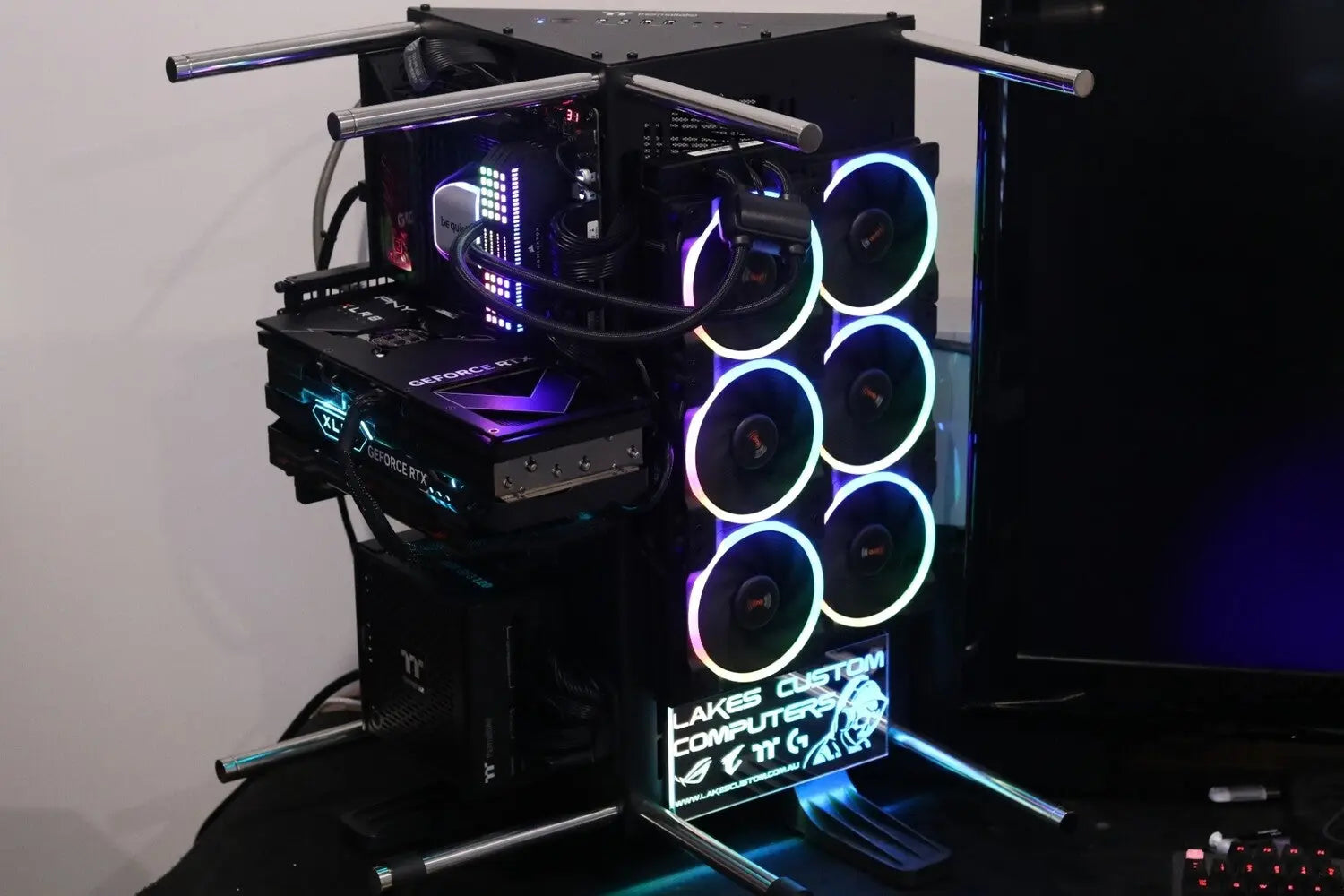 Danny's 40 series Thermaltake P90 rig (i9 13900KF + RTX 4090) Lakes Custom Computers