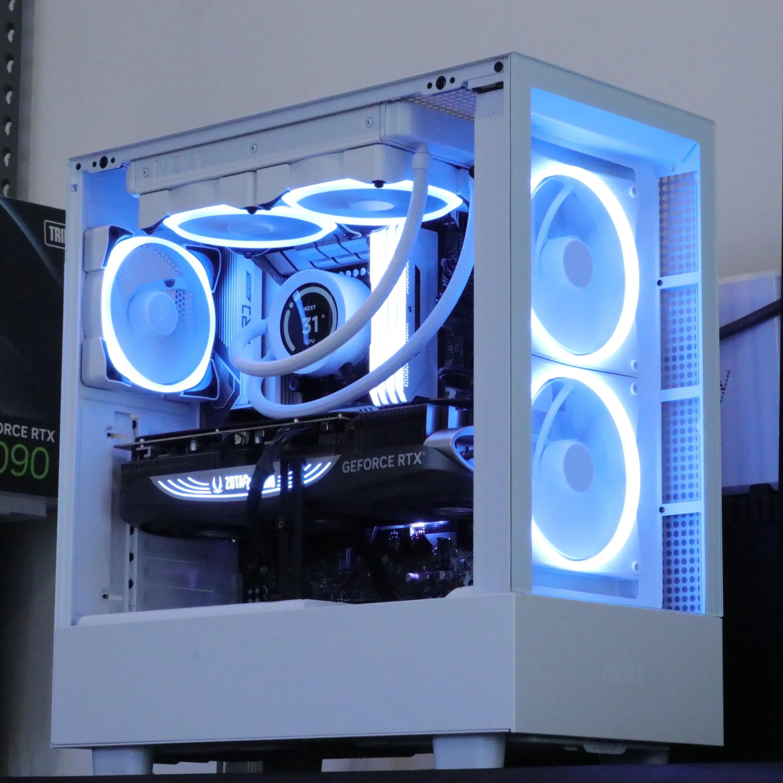 Gavin's White Intel 13th Rig (i9 13900KS + RTX 4080) Lakes Custom Computers