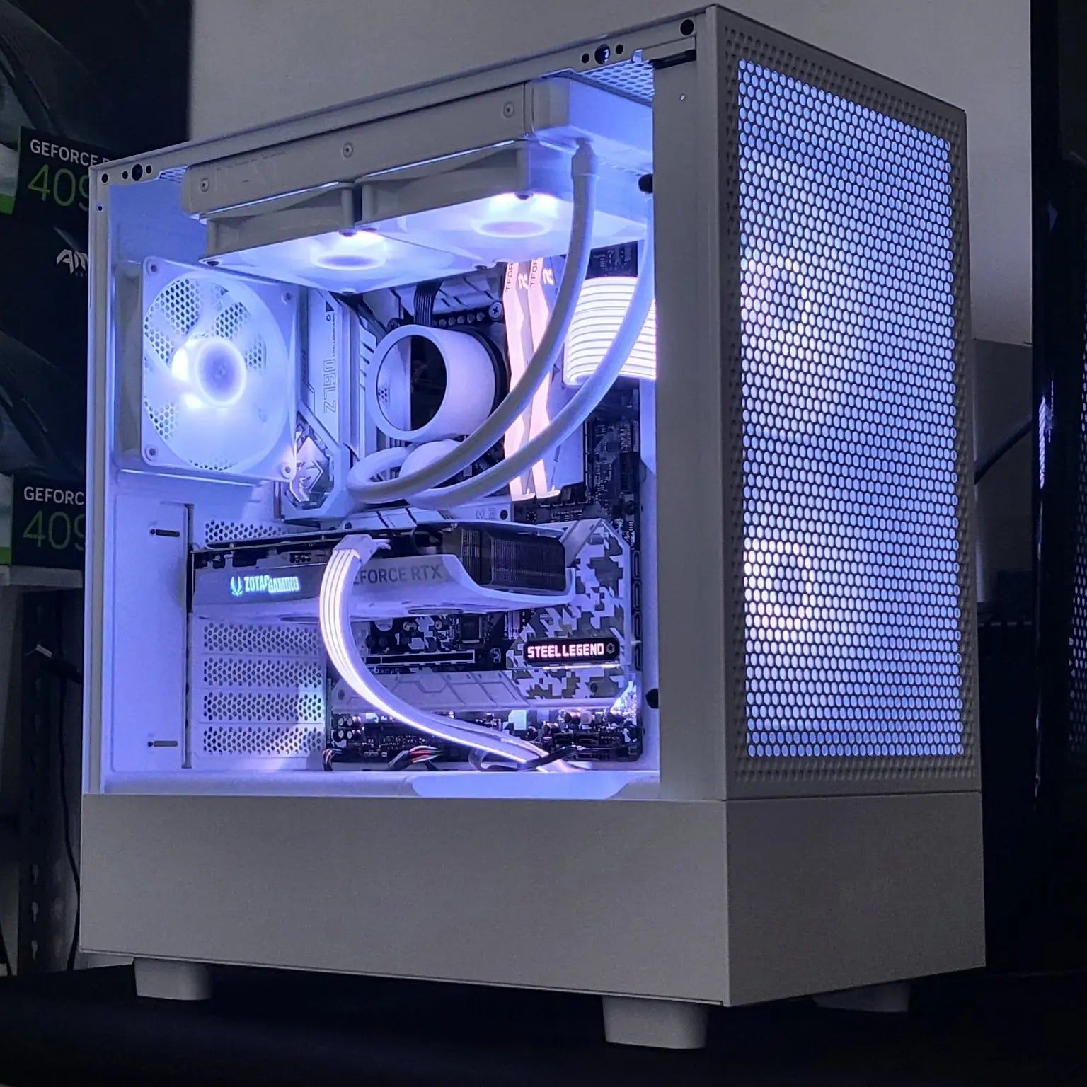 Jacobs H5 White PC (i5 13600KF + RTX 4070) Lakes Custom Computers