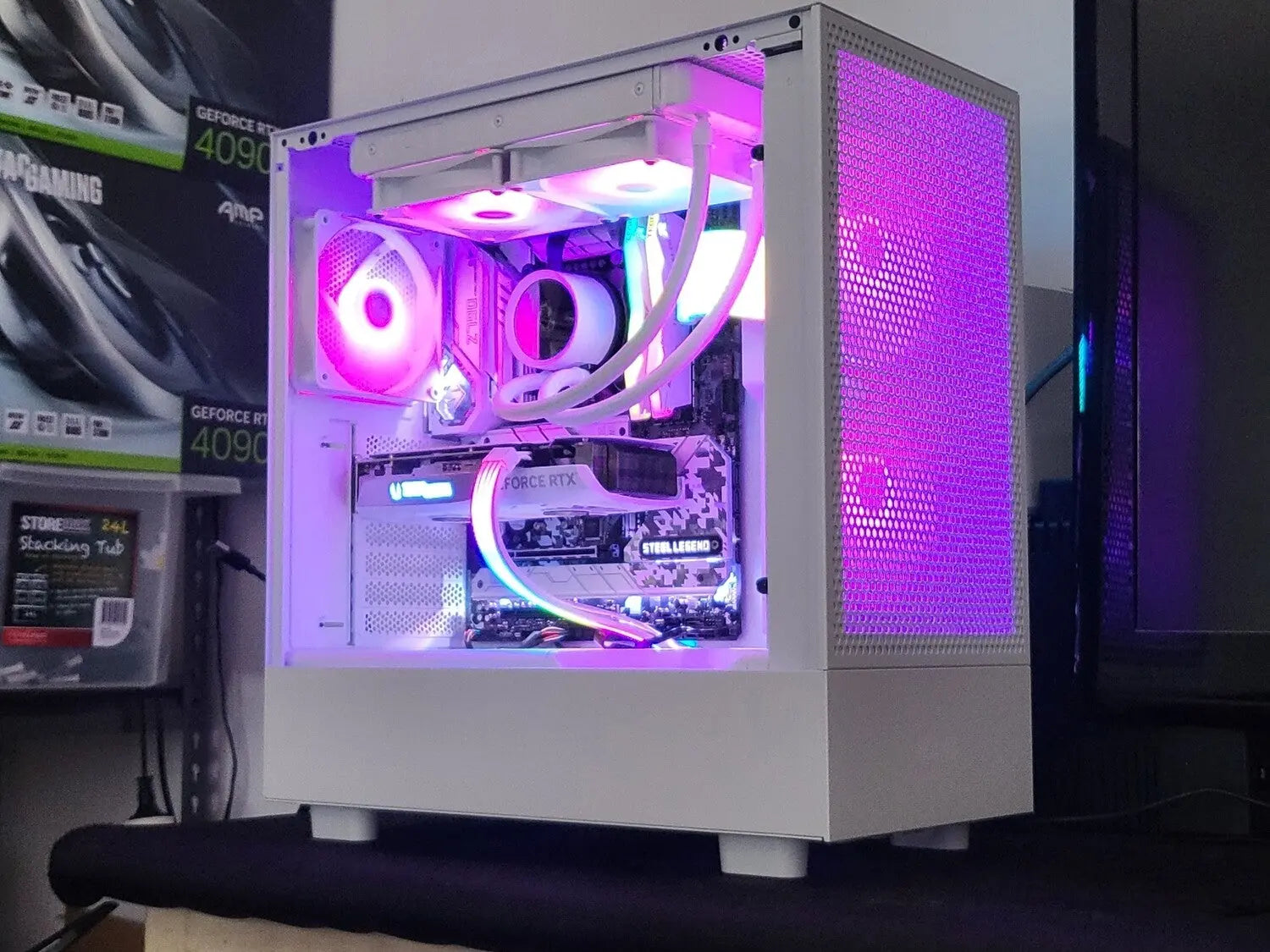 Jacobs H5 White PC (i5 13600KF + RTX 4070) Lakes Custom Computers