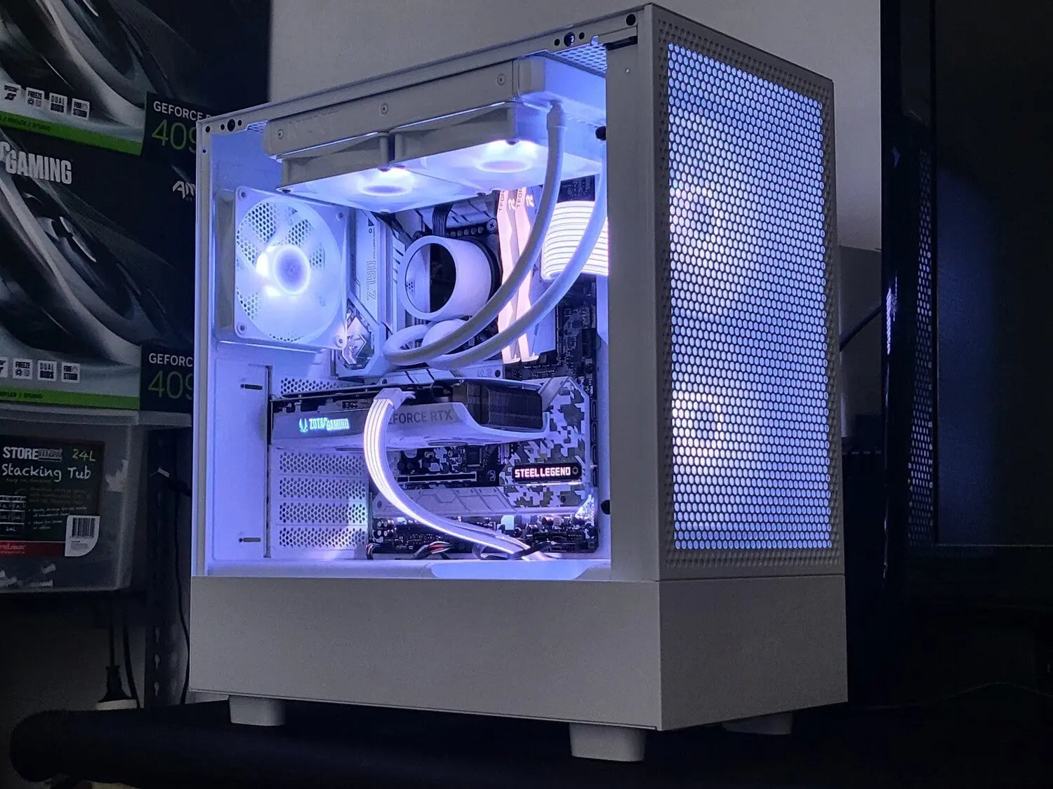 Jacobs H5 White PC (i5 13600KF + RTX 4070) Lakes Custom Computers