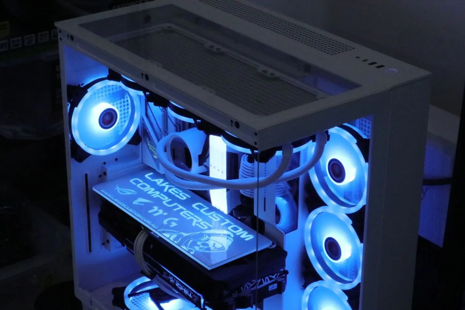 LCC Design H9 White 40 Series (Ryzen 7 7700X + RTX 4070) Lakes Custom Computers