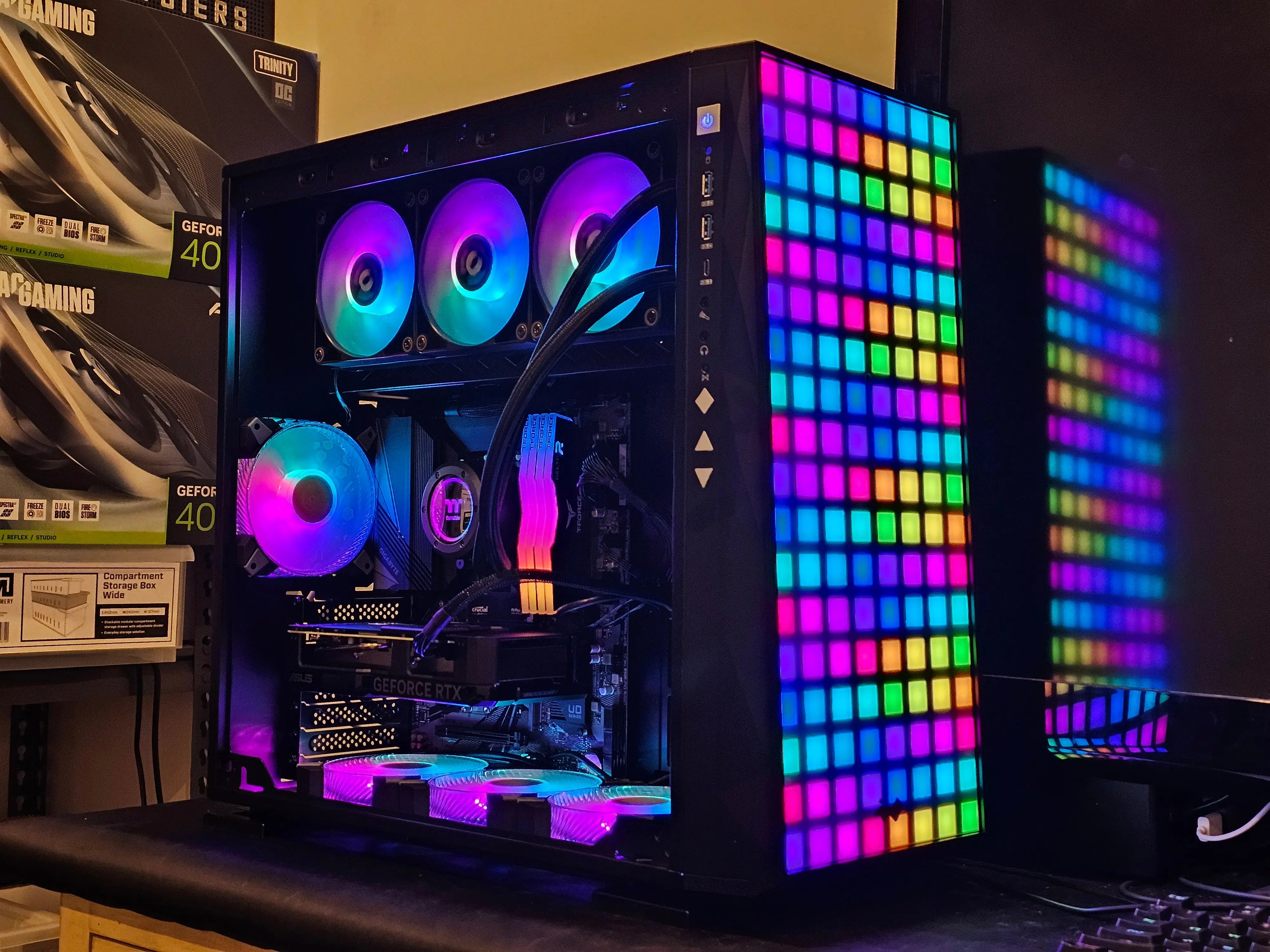 LCC Design InWin RGB Intel Rig (i5 12400F + RTX 4060Ti) Lakes Custom Computers