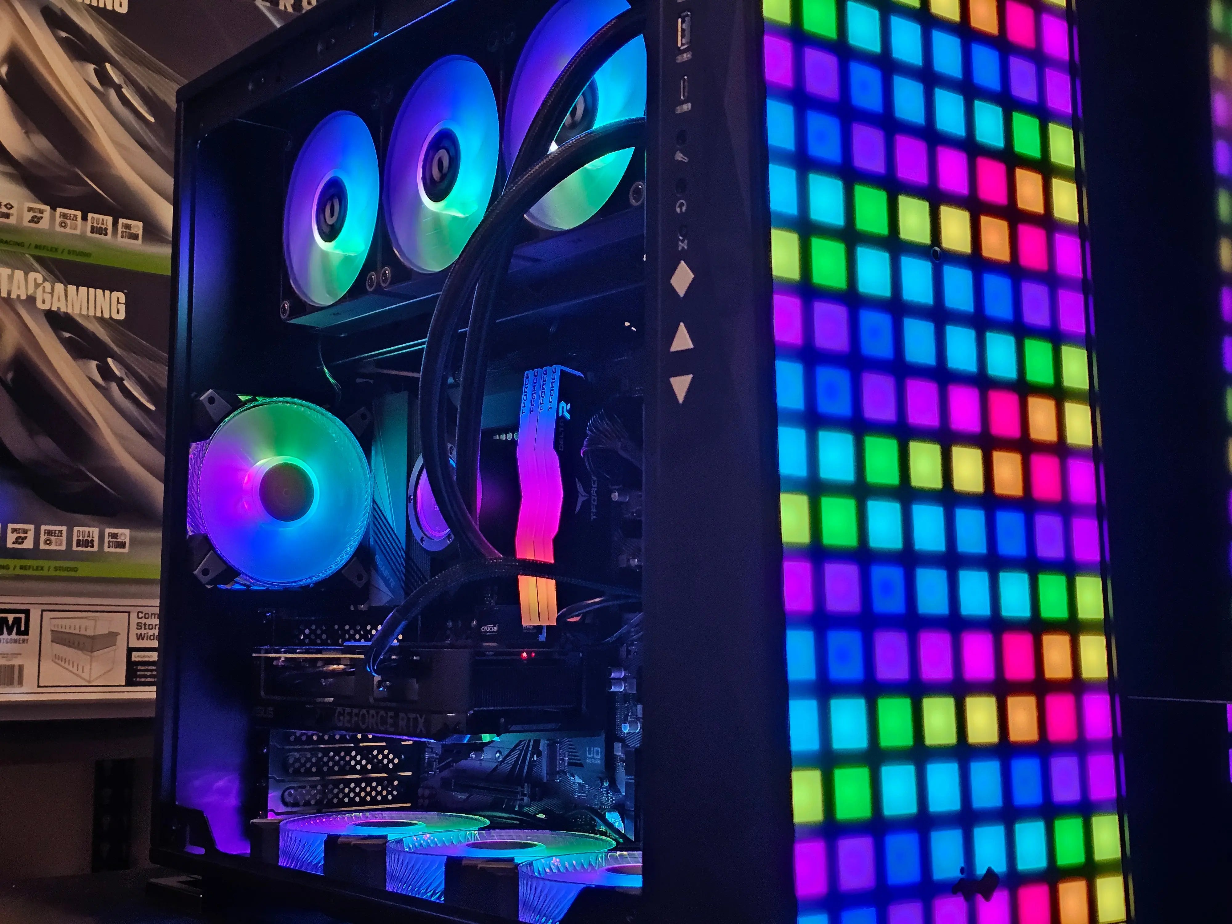 LCC Design InWin RGB Intel Rig (i5 12400F + RTX 4060Ti) Lakes Custom Computers