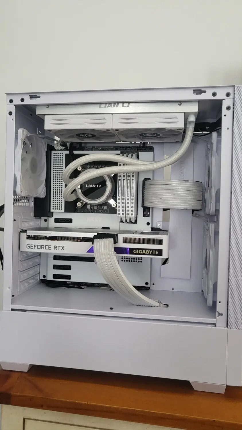 LCC Design White & RGB AMD Rig (R5 5600X + RTX 3060Ti) Lakes Custom Computers