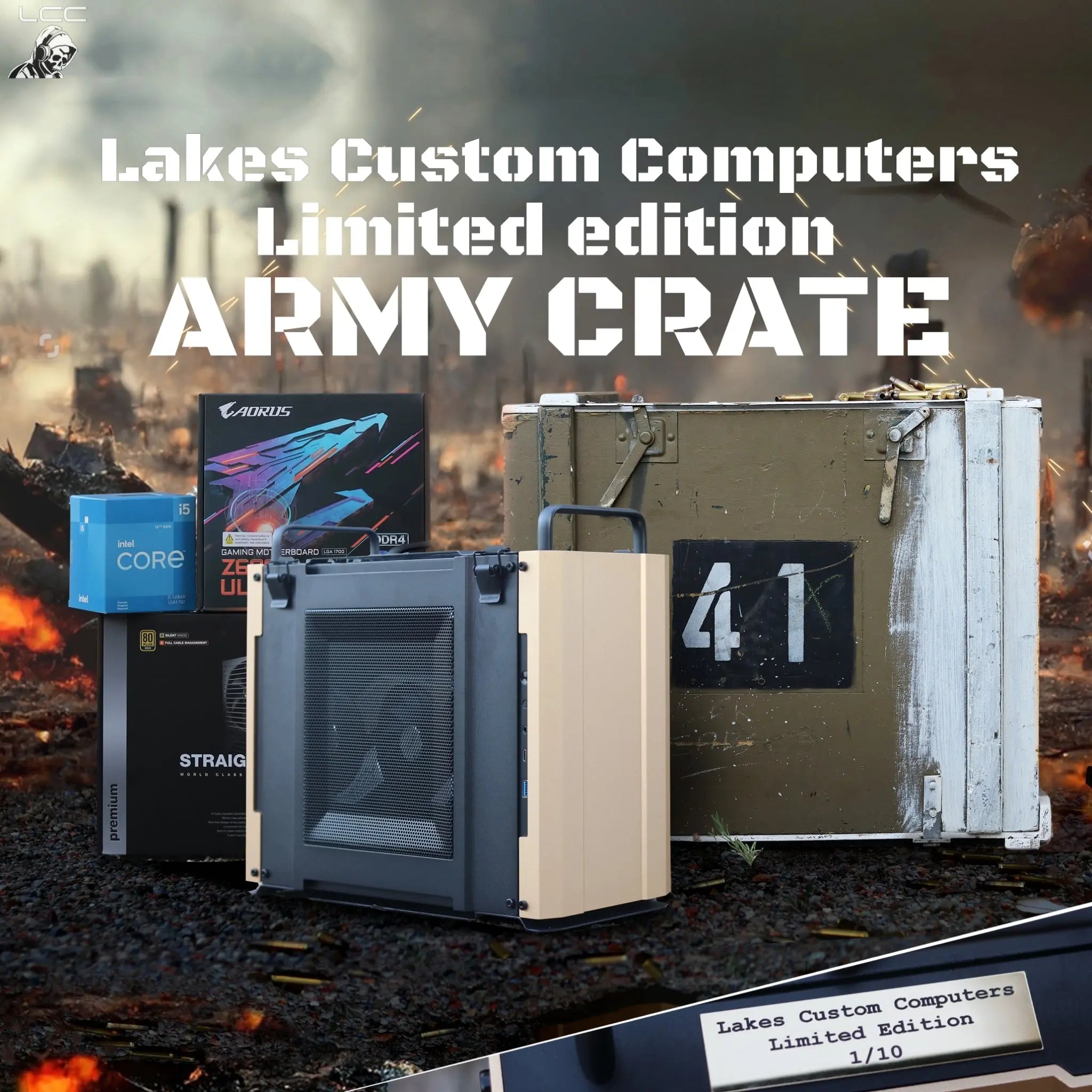 LCC Limited Edition Australian Army Crate PC Lakes Custom Computers