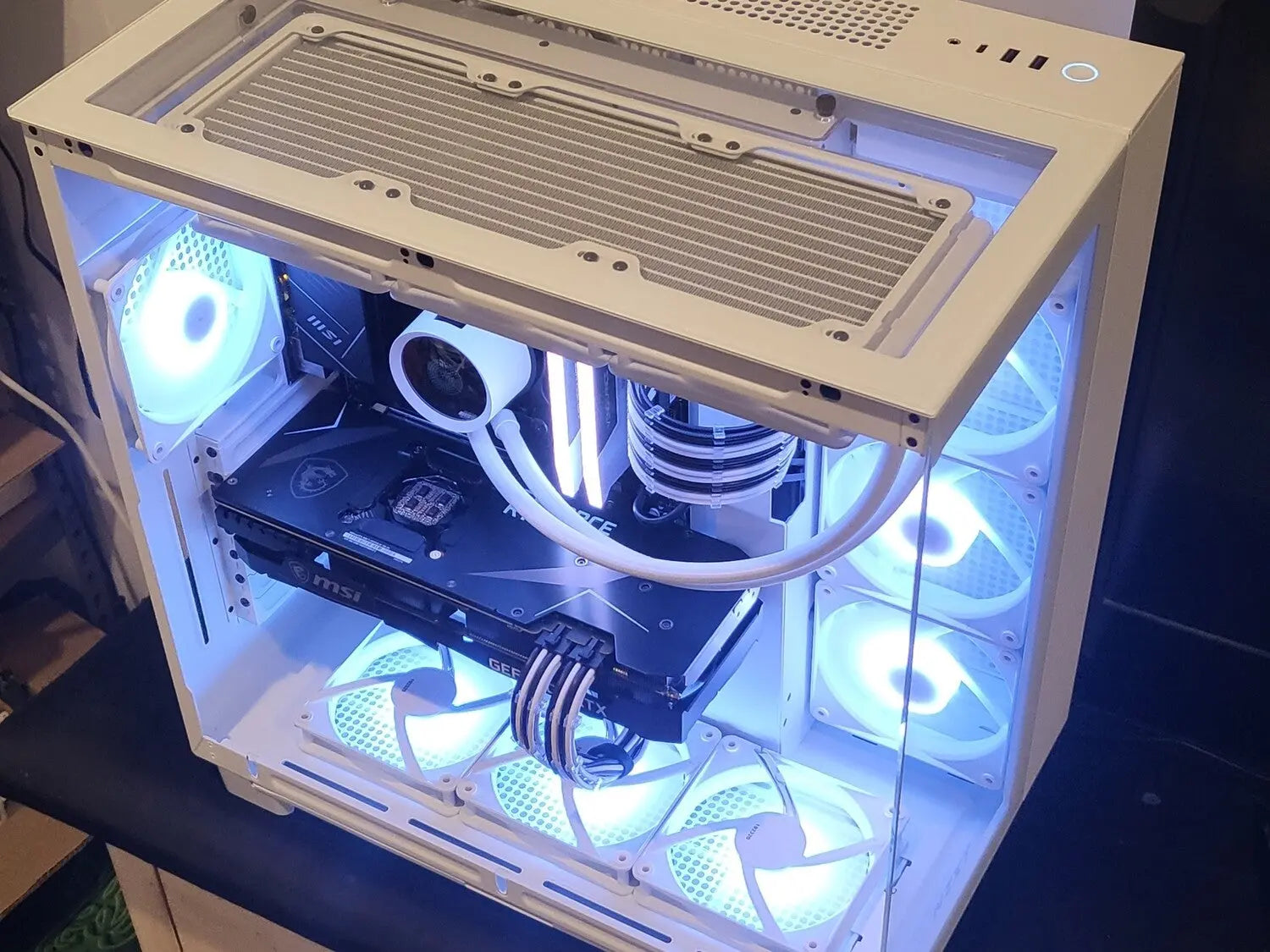 Marek's H9 White PC (i9 13900KF + RTX 4070) Lakes Custom Computers