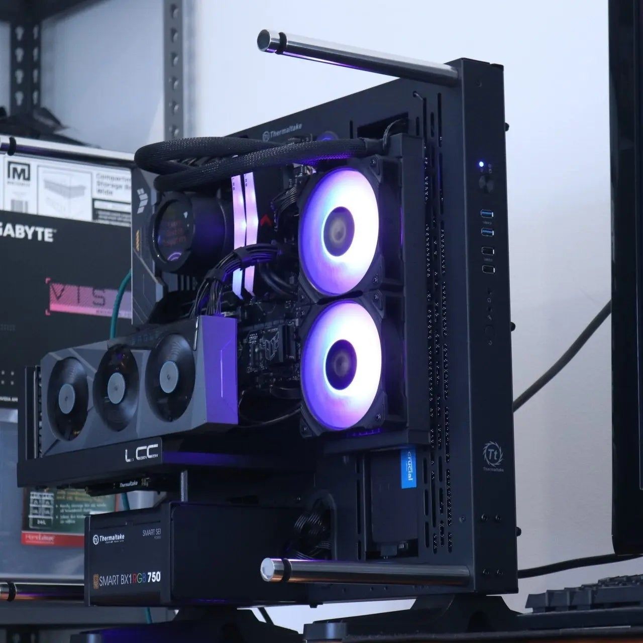 Mitchells Black & RGB Rig (i5 12400F + RTX 4060Ti) Lakes Custom Computers