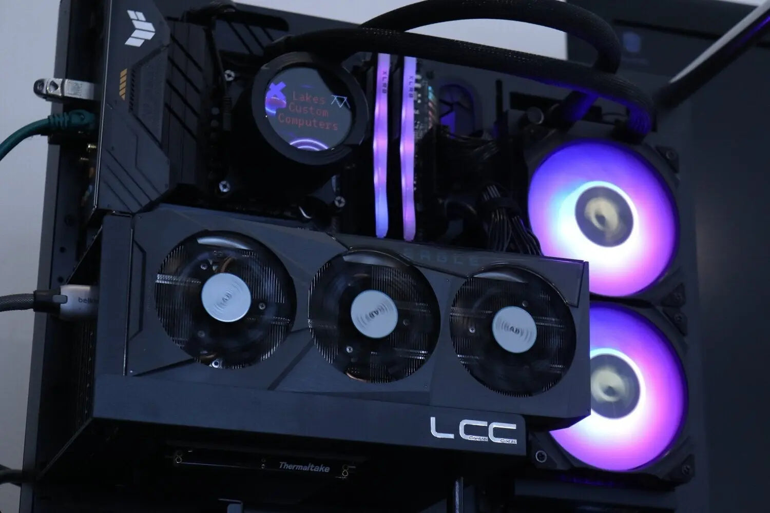 Mitchells Black & RGB Rig (i5 12400F + RTX 4060Ti) Lakes Custom Computers