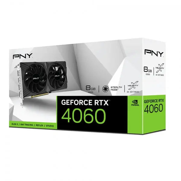 PNY GeForce RTX 4060 VERTO Dual Fan 8GB (Graphics Card) Lakes Custom Computers