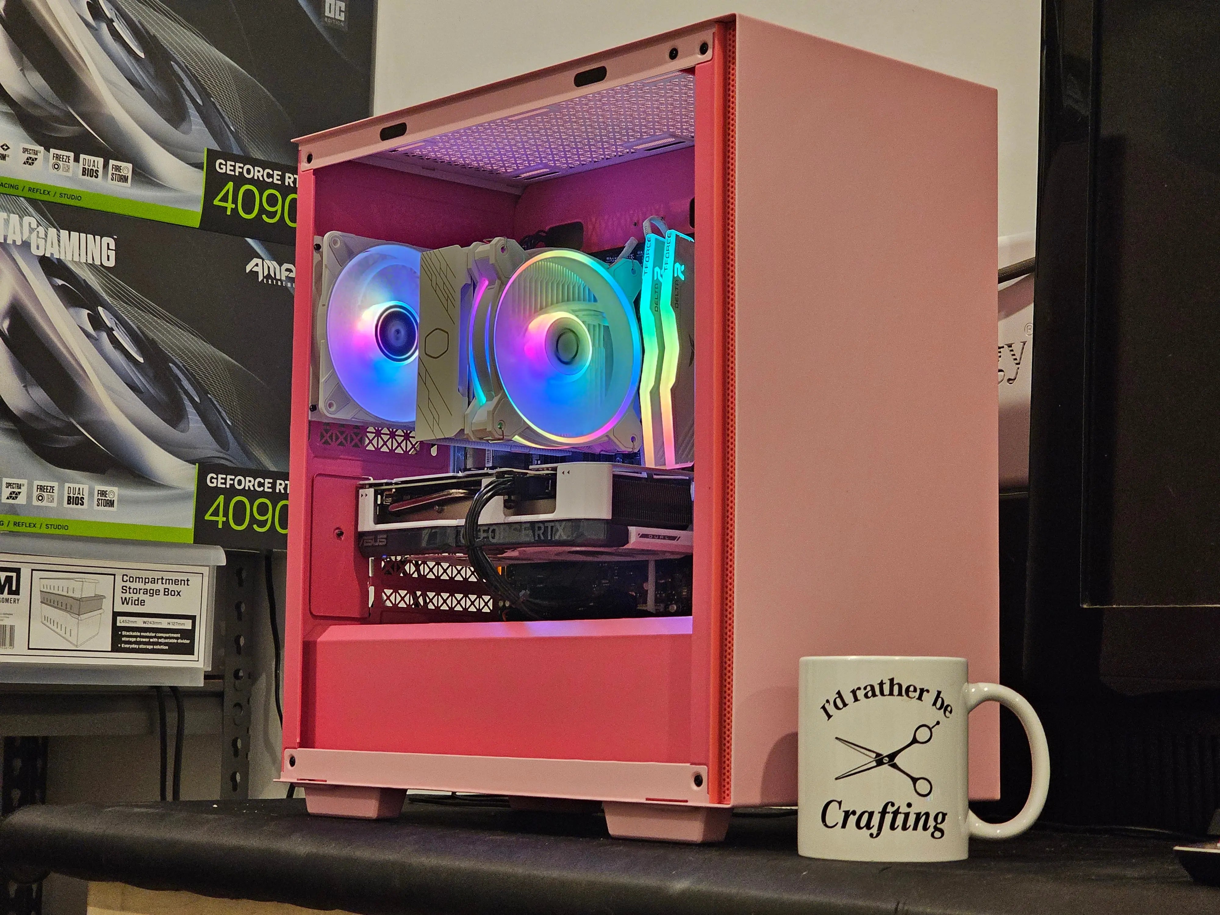 Ramonas Pink PC (i5 13400F + RTX 4060) Lakes Custom Computers