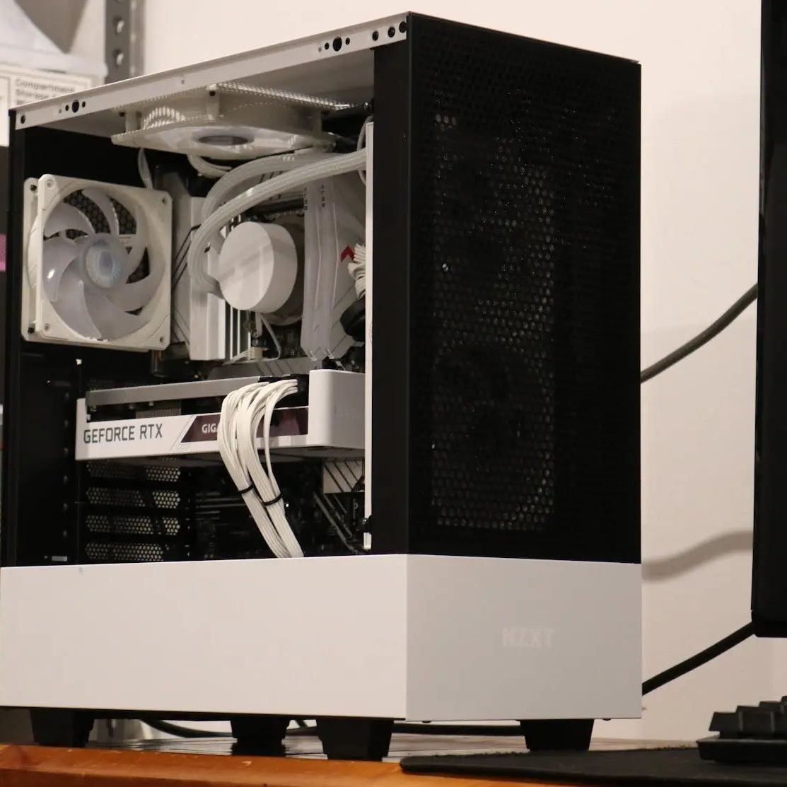 Riddheshs NZXT Airflow Intel Rig (i5 12600KF + RTX 4060Ti) Lakes Custom Computers