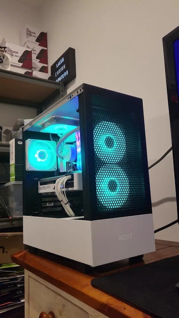 Riddheshs NZXT Airflow Intel Rig (i5 12600KF + RTX 4060Ti) Lakes Custom Computers