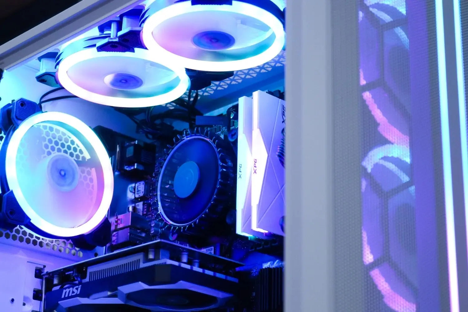 Shaelyns White & RGB Intel Rig (i5 12400F + GTX 1650) Lakes Custom Computers