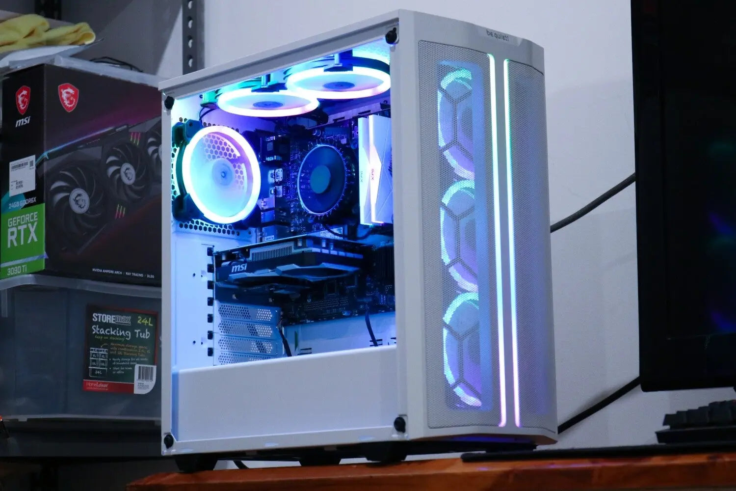 Shaelyns White & RGB Intel Rig (i5 12400F + GTX 1650) Lakes Custom Computers