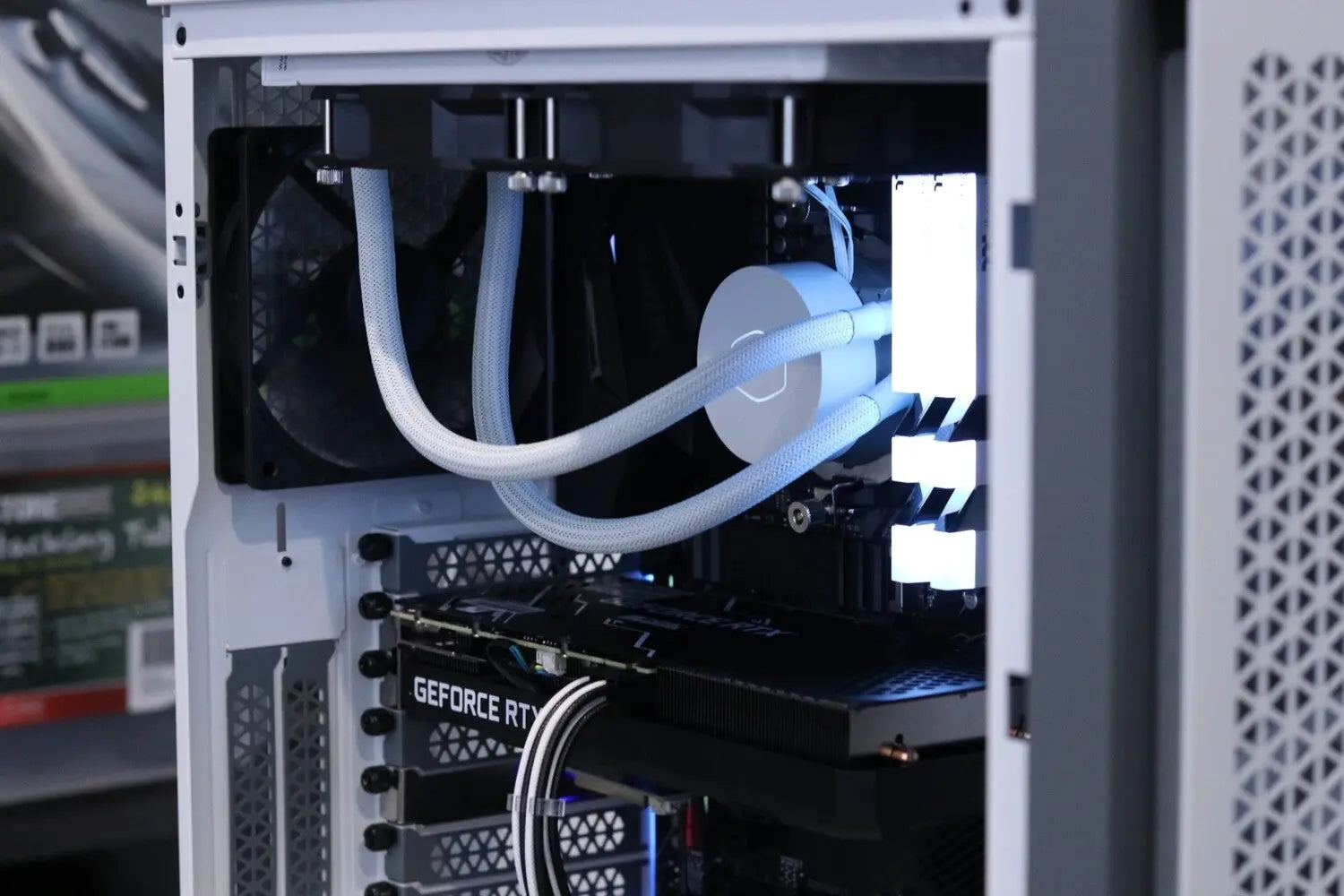 Williams White AMD Rendering Rig (Ryzen 7 5800X + RTX 3060) Lakes Custom Computers