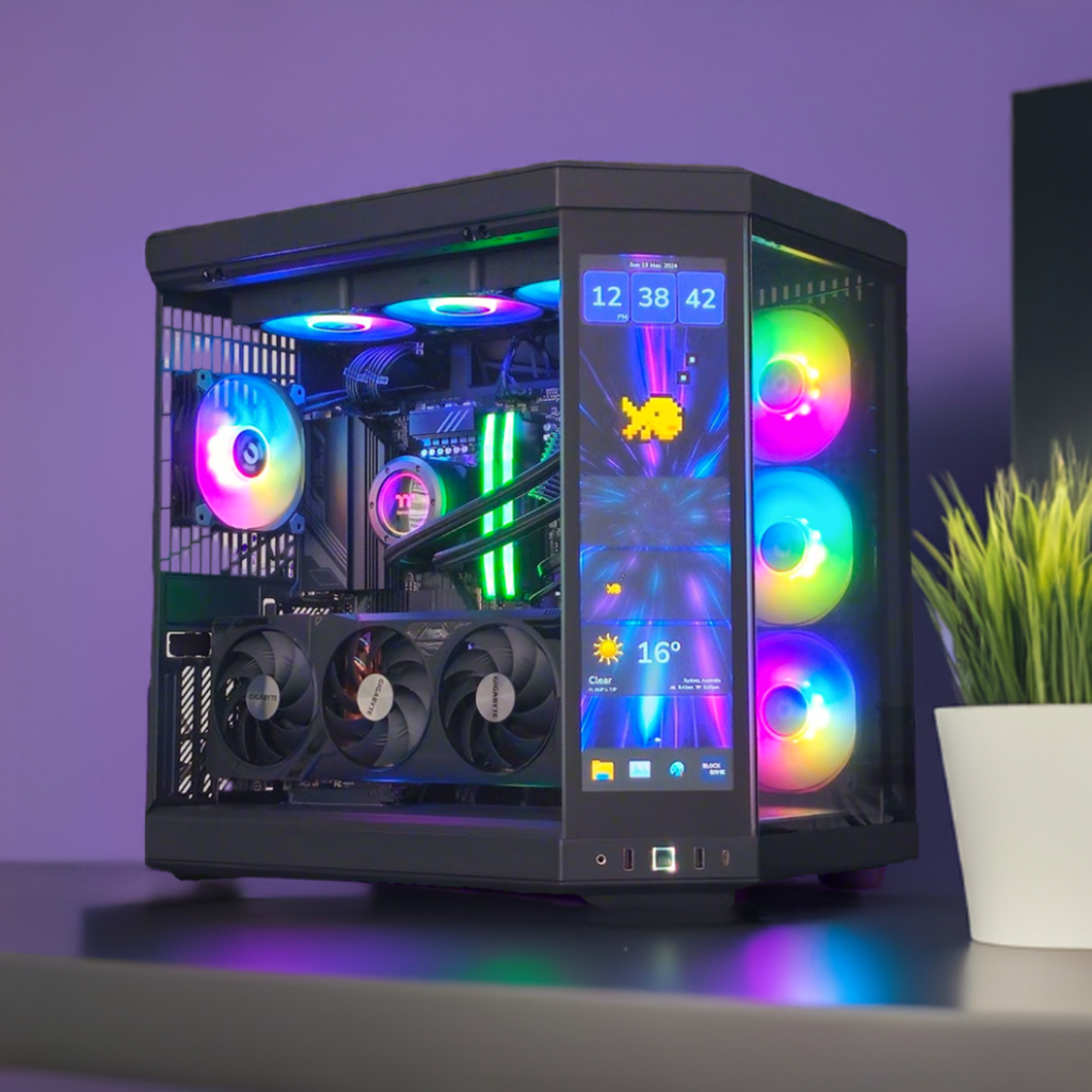 Adams Black Y70 PC (i7 14700KF + RTX 4090) - Lakes Custom Computers